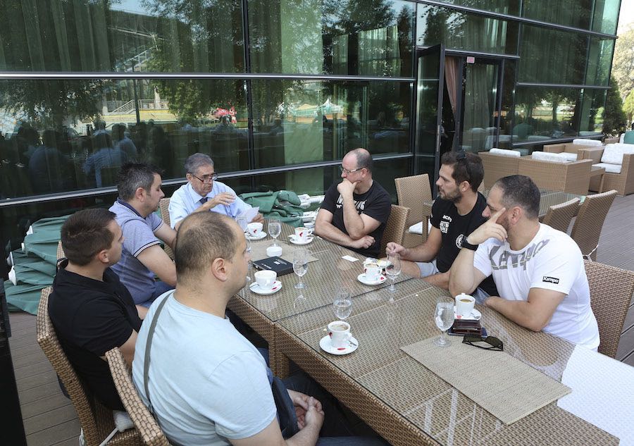 Sastanak uprave klubova tokom turnira Zaim Kobilica