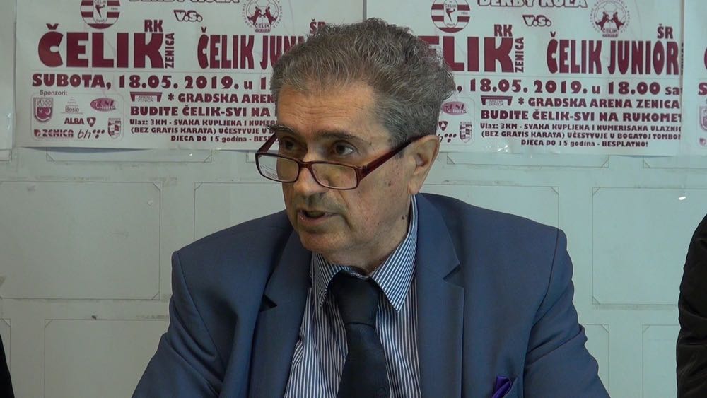 Pane Škrbić, predsjednik kluba RK Čelik