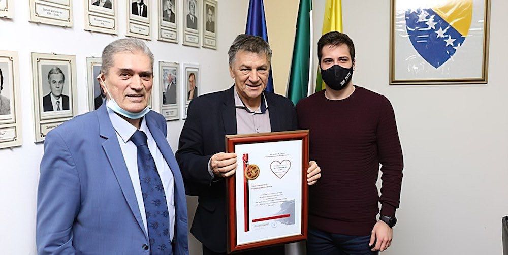 Pane Škrbić, Fuad Kasumović i Faris Mrako, Zlatno srce Čelika za gradonačelnika Zenice